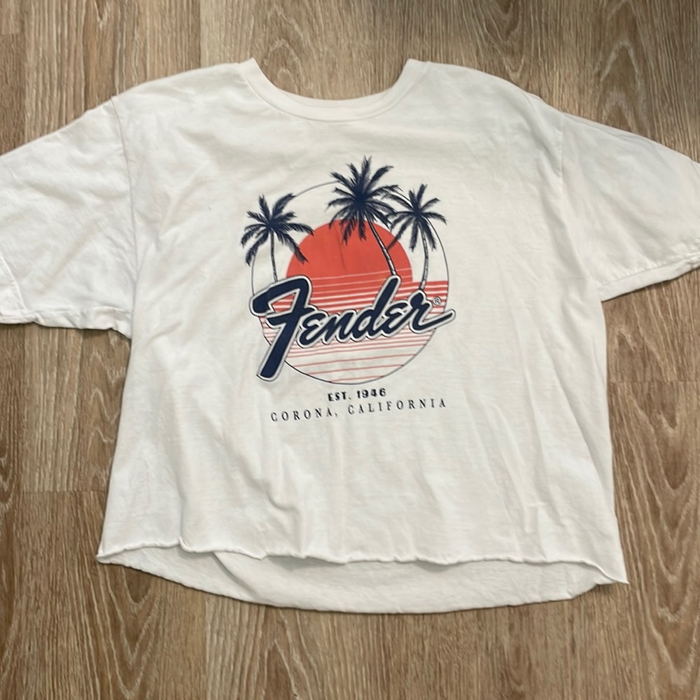 Fender graphic tee size:large